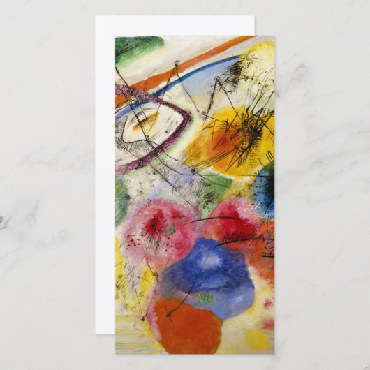 Wassily Kandinsky - Black Lines Feestdagenkaart (Voorkant / Achterkant)