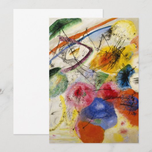 Wassily Kandinsky - Black Lines Kaart (Voorkant / Achterkant)