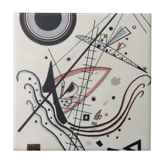 Wassily Kandinsky - Blue Tegeltje (Voorkant)