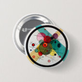 Wassily Kandinsky Circles in een Cirkel Ronde Button 5,7 Cm (Voorkant /achterkant)