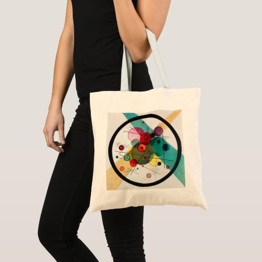 Wassily Kandinsky Circles in een Cirkel Tote Bag (Voorkant (product))