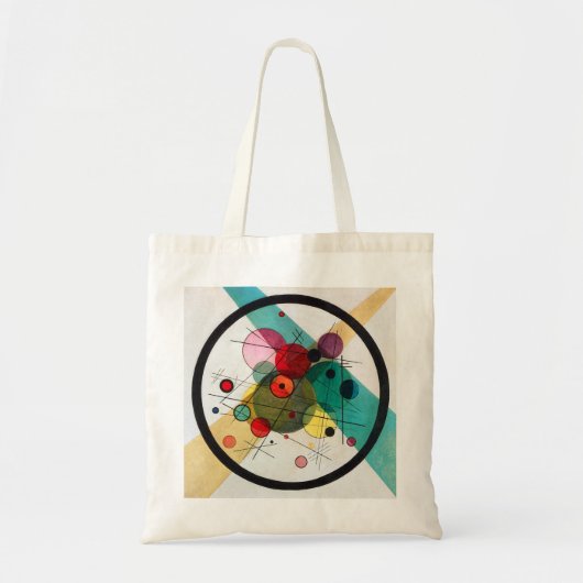 Wassily Kandinsky Circles in een Cirkel Tote Bag (Voorkant)