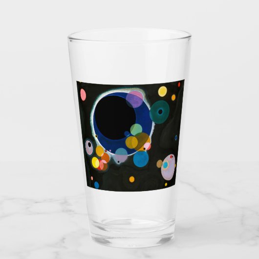 Wassily Kandinsky cirkels Glas (Voorkant)