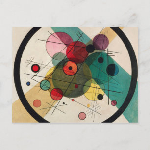 Wassily Kandinsky - cirkels in een cirkel Briefkaart