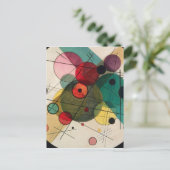 Wassily Kandinsky - cirkels in een cirkel Briefkaart (Staand voorkant)