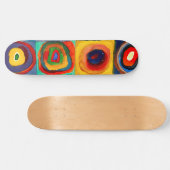 Wassily Kandinsky cirkels Persoonlijk Skateboard (Horizontaal)
