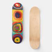 Wassily Kandinsky cirkels Persoonlijk Skateboard (Voorkant)