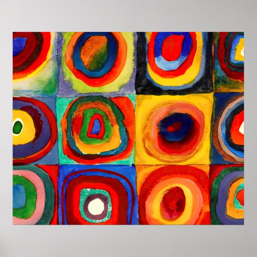 Wassily Kandinsky cirkels Poster (Voorkant)