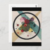 Wassily Kandinsky cirkelt in een cirkel Briefkaart (Voorkant / Achterkant)