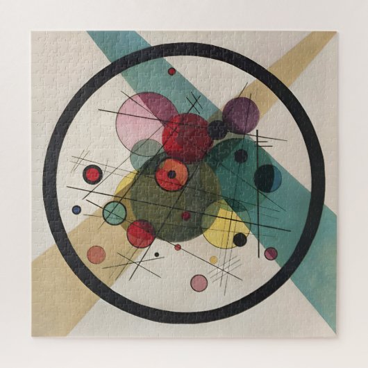 Wassily Kandinsky cirkelt in een cirkel Legpuzzel (Verticaal)