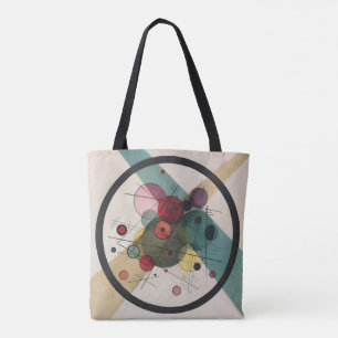 Wassily Kandinsky cirkelt in een cirkel Tote Bag