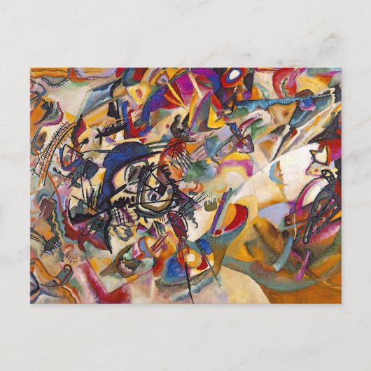 Wassily Kandinsky - Compositie 7 Abstracte Kunst Briefkaart (Voorkant)