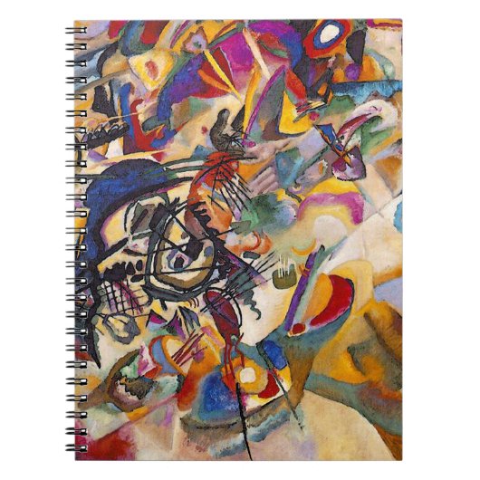 Wassily Kandinsky - Compositie 7 Abstracte Kunst Notitieboek (Voorkant)