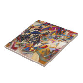 Wassily Kandinsky - Compositie 7 Abstracte Kunst Tegeltje (Zijkant)