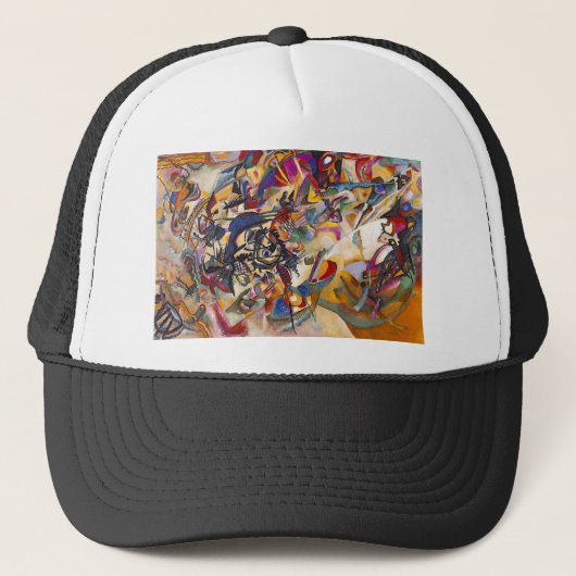 Wassily Kandinsky - Compositie 7 Abstracte Kunst Trucker Pet (Voorkant)