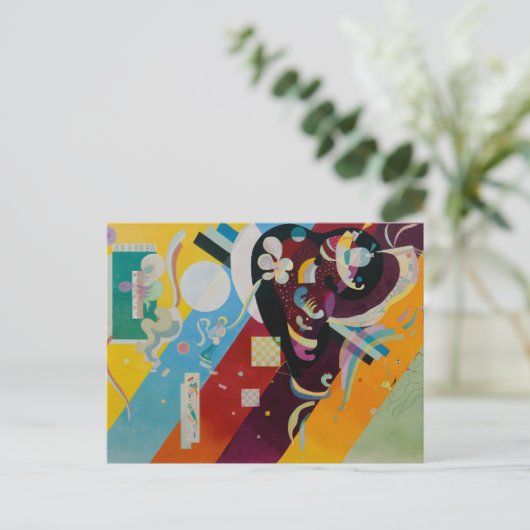 Wassily Kandinsky Compositie 9 Abstract schilderij Briefkaart (Staand voorkant)