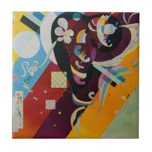Wassily Kandinsky Compositie 9 Abstract Schilderij Tegeltje