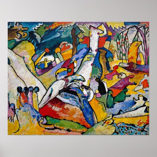 Wassily Kandinsky - Compositie II Abstracte Kunst Poster (Voorkant)