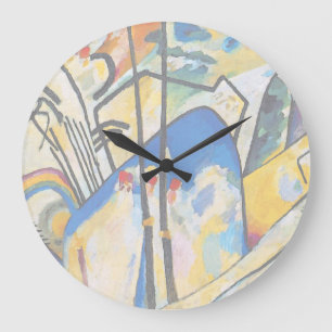 Wassily Kandinsky Compositie Vier - Abstracte Kuns Grote Klok