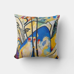 Wassily Kandinsky Compositie Vier - Abstracte kuns Kussen