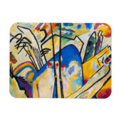 Wassily Kandinsky Compositie Vier - Abstracte kuns Magneet (Horizontaal)