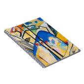Wassily Kandinsky Compositie Vier - Abstracte kuns Notitieboek (Rechterzijde)