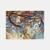 Wassily Kandinsky - Compositie Vijf Abstracte Kuns Fleece Deken (Voorkant (Horizontaal))
