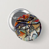 Wassily Kandinsky - Compositie Vijf Abstracte Kuns Ronde Button 5,7 Cm (Voorkant /achterkant)