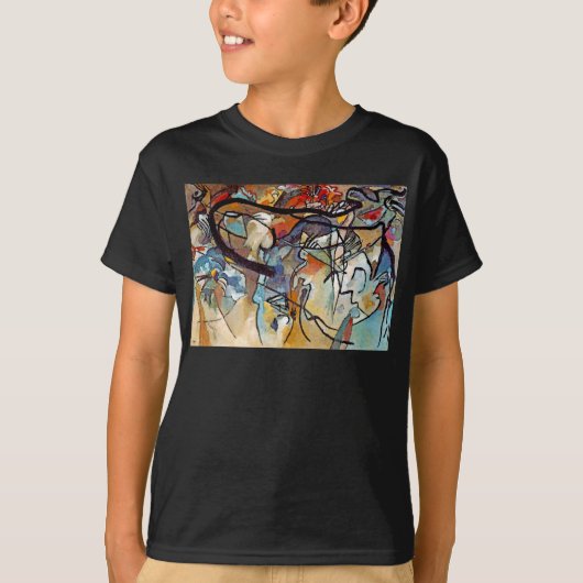 Wassily Kandinsky - Compositie Vijf Abstracte Kuns T-shirt (Voorkant)