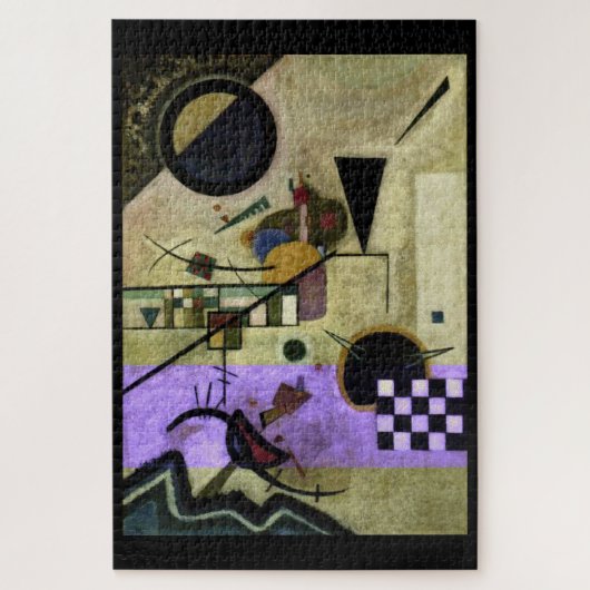 Wassily Kandinsky, Contrasterende geluiden, 1924 Legpuzzel (Verticaal)