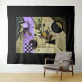 Wassily Kandinsky, Contrasterende geluiden, 1924 Wandkleed (In Situ (horizontaal))