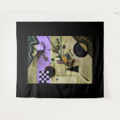 Wassily Kandinsky, Contrasterende geluiden, 1924 Wandkleed (Voorkant (horizontaal))