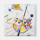 Wassily Kandinsky Delicate Tension Magneet (Voorkant)