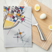 Wassily Kandinsky Delicate Tension Theedoek (Quarter Fold)