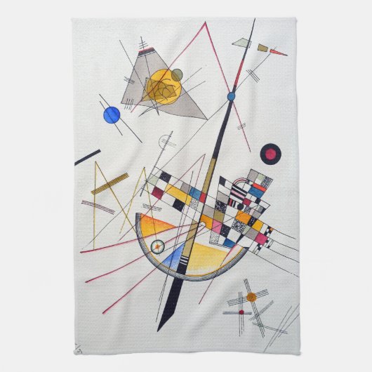 Wassily Kandinsky Delicate Tension Theedoek (Verticaal)