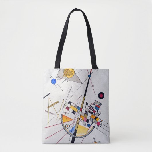 Wassily Kandinsky Delicate Tension Tote Bag (Voorkant)