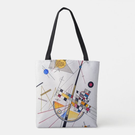 Wassily Kandinsky Delicate Tension Tote Bag (Achterkant)