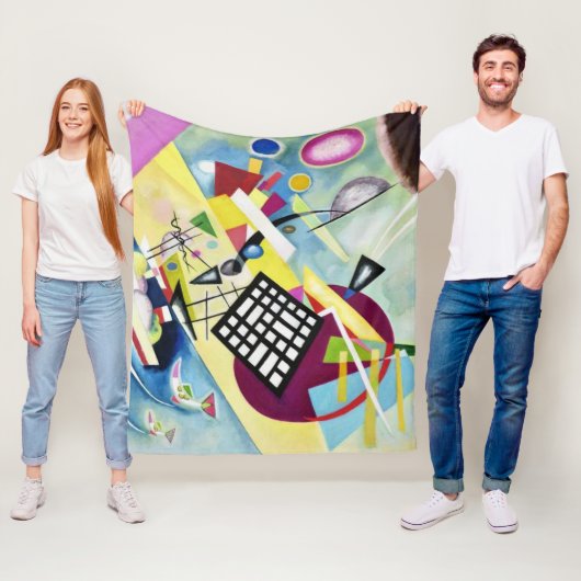Wassily Kandinsky Fleece Deken (In situ)