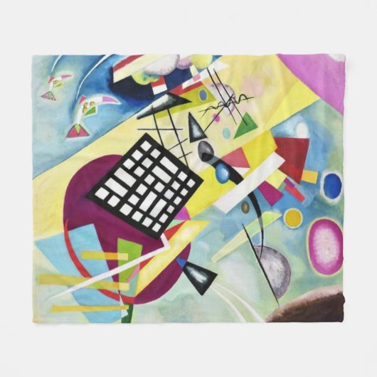 Wassily Kandinsky Fleece Deken (Voorkant (Horizontaal))