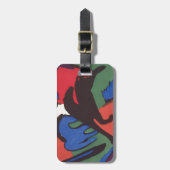 Wassily Kandinsky Franz Marc Blue Rider Painting Bagagelabel (Voorkant verticaal)