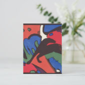 Wassily Kandinsky Franz Marc Blue Rider Painting Briefkaart (Staand voorkant)