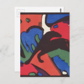 Wassily Kandinsky Franz Marc Blue Rider Painting Briefkaart (Voorkant / Achterkant)