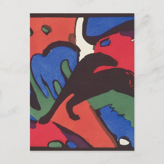 Wassily Kandinsky Franz Marc Blue Rider Painting Briefkaart (Voorkant)