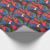 Wassily Kandinsky Franz Marc Blue Rider Painting Cadeaupapier (Hoek)