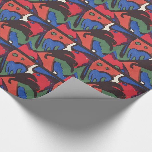 Wassily Kandinsky Franz Marc Blue Rider Painting Cadeaupapier (Hoek)