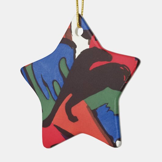 Wassily Kandinsky Franz Marc Blue Rider Painting Keramisch Ornament (Links)