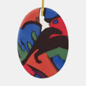 Wassily Kandinsky Franz Marc Blue Rider Painting Keramisch Ornament (Voorkant)