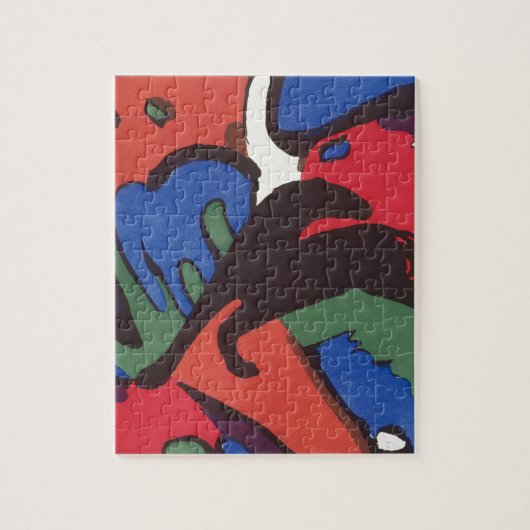 Wassily Kandinsky Franz Marc Blue Rider Painting Legpuzzel (Verticaal)