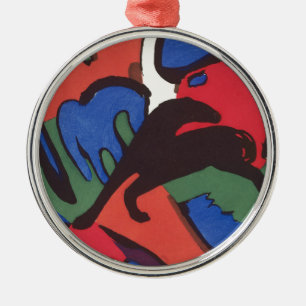 Wassily Kandinsky Franz Marc Blue Rider Painting Metalen Ornament