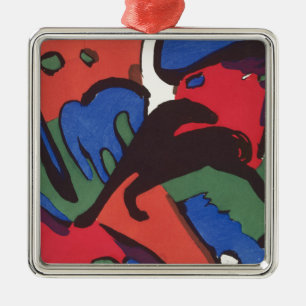 Wassily Kandinsky Franz Marc Blue Rider Painting Metalen Ornament